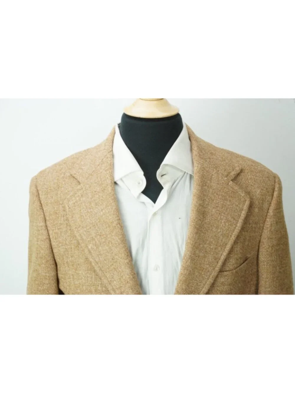 Harris Tweed 1975 Custom Brown Woven Sport Coat Jacket Sz 38R - Picture 2 of 8